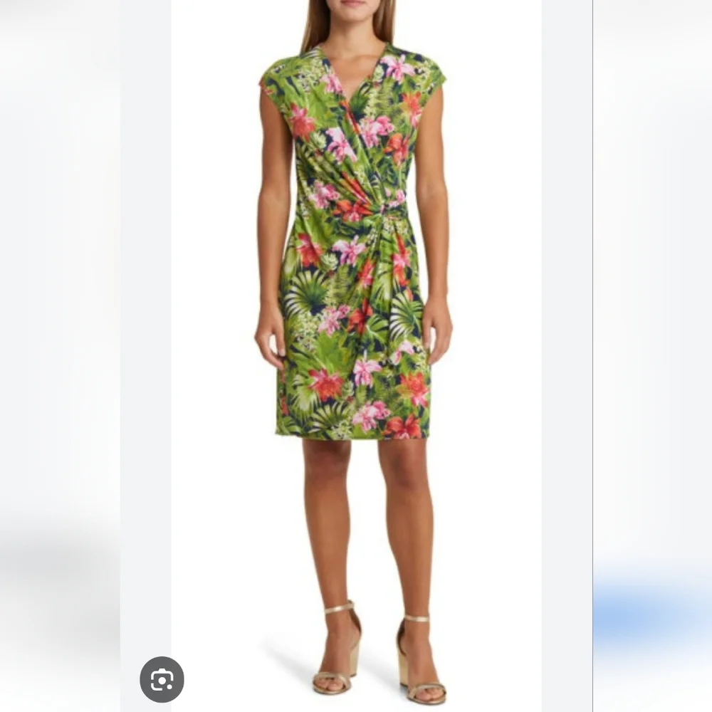 NWT Tommy Bahama Clara Paradise Perfect Sheath Dress Size L Resortwear